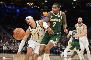 波特23+7+8罗林斯22分 雄鹿擒步行者3连胜